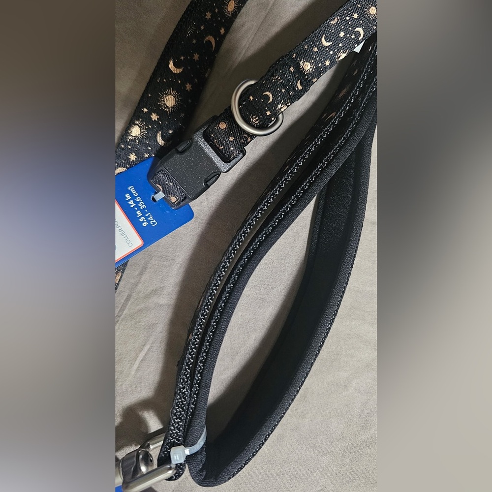 Top Paw Celestial Dog Collar (S) and Matching Leash - Picture 5 of 7